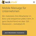 Mobile Massage für Events und Firmen