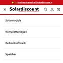 Online-Shop für Solaranlagen, Wechselrichter und Zubehör mit günstigen Angeboten
